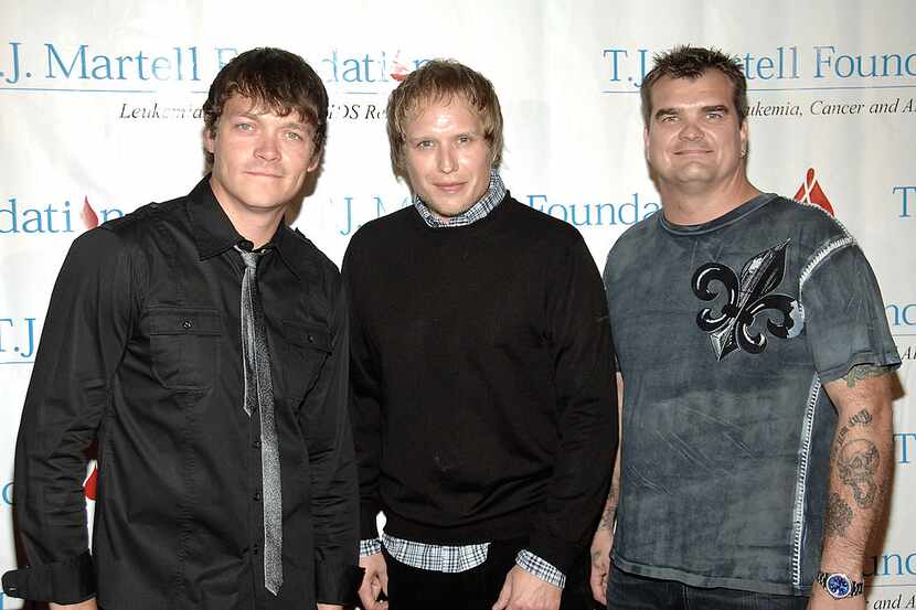 (L-R) Todd Harrell, Matt Roberts and Chris Henderson of 3 Doors Down attend the 35th Annual...