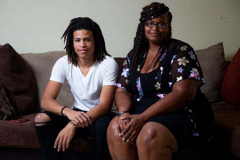 Kerion Washington, 17, and his mother, Karis, agreed to begin working with a local agency