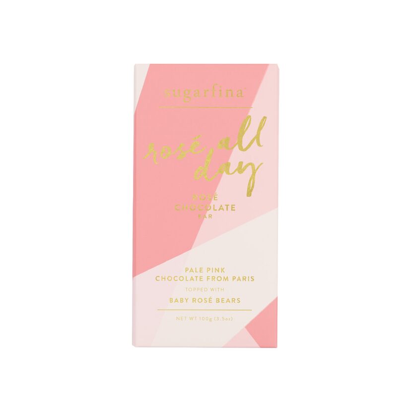 Sugarfina makes the Rose All Day Chocolate Bar.