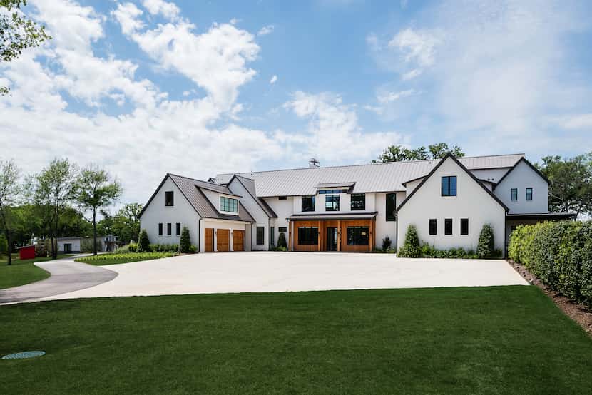 The nine-bedroom home at 15788 Barron Road in Caney City is on the market for $35 million.