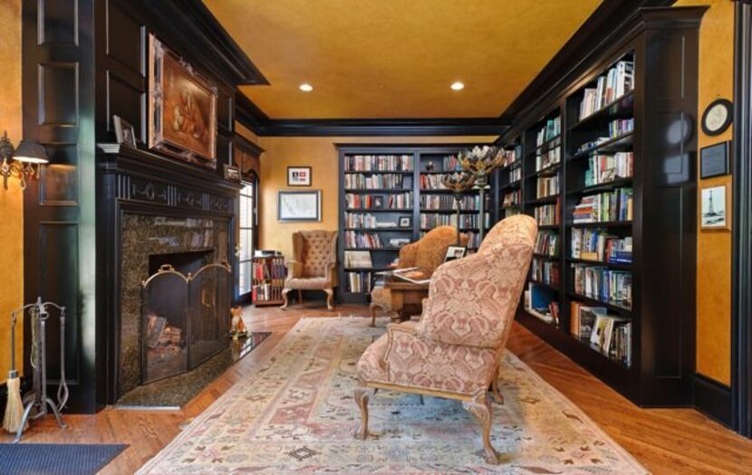 The home has a spacious Library/Study room.