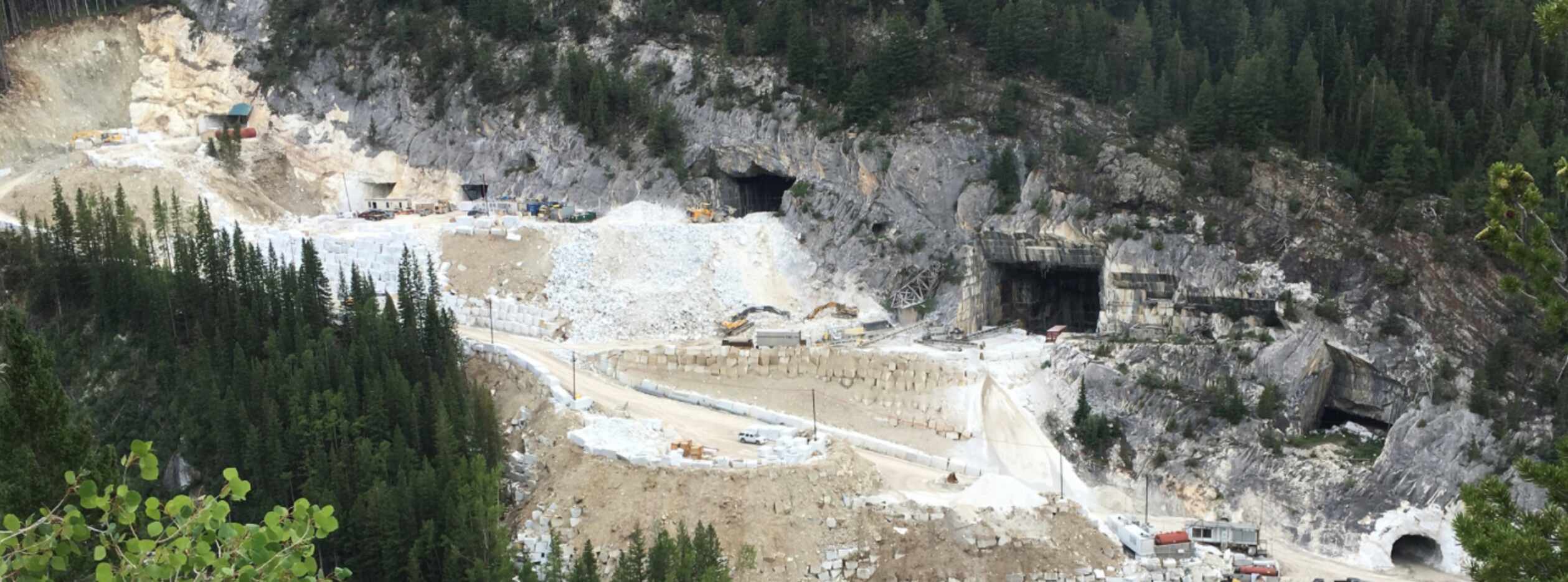 The Yule Marble Quarry near Crested Butte was first operated in the 1800s.