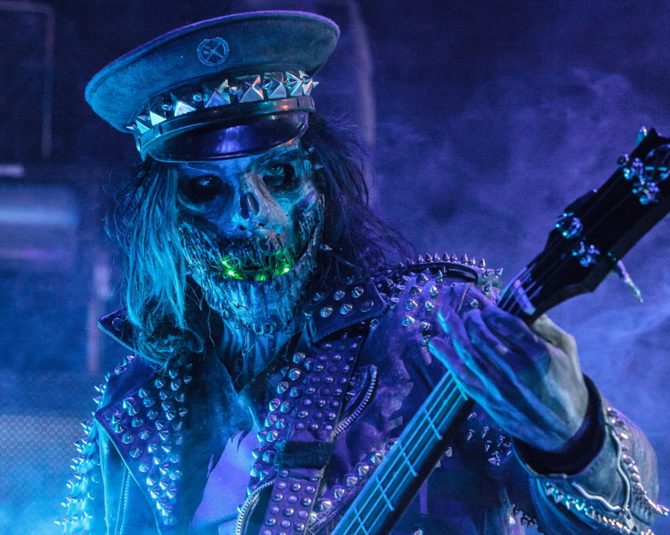 Rob Zombie's band performs at the Freakers Ball at Verizon Theatre in Grand Prairie on Oct....