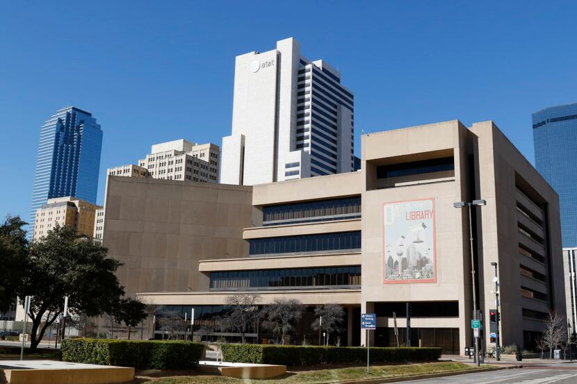 The J. Erik Jonsson Central Library in downtown Dallas. Shot on Friday, January 15, 2016....