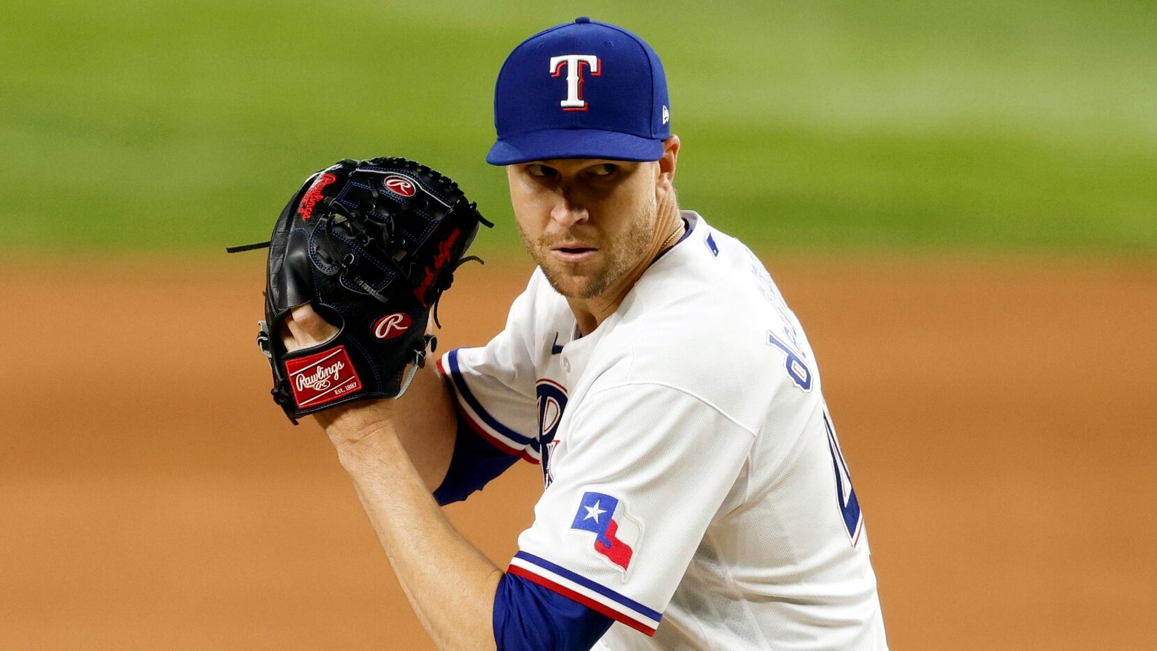Rangers' Jacob deGrom quells injury concern, handles business for