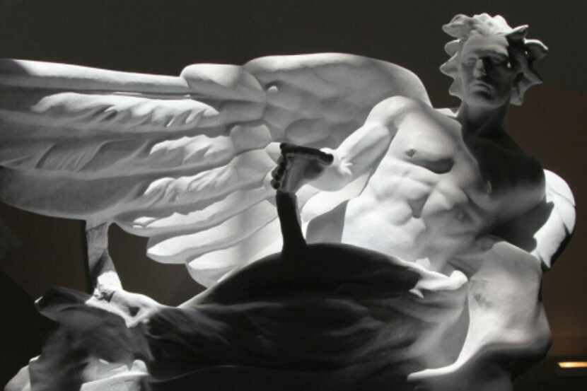  Frederick Hart's marble sculpture "The Herald," on display at the Museum of Biblical