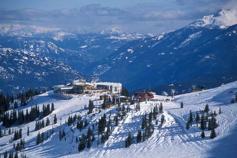 The Roundhouse Lodge sits above the village at British Columbia's Whistler Blackcomb.  To...