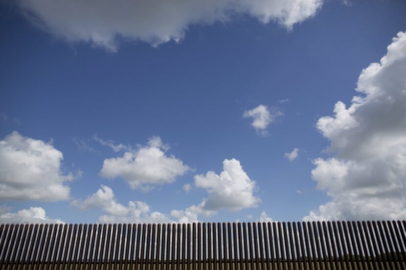 This section of border fence stands in Rio Grande City. The Rio Grande Valley is the...