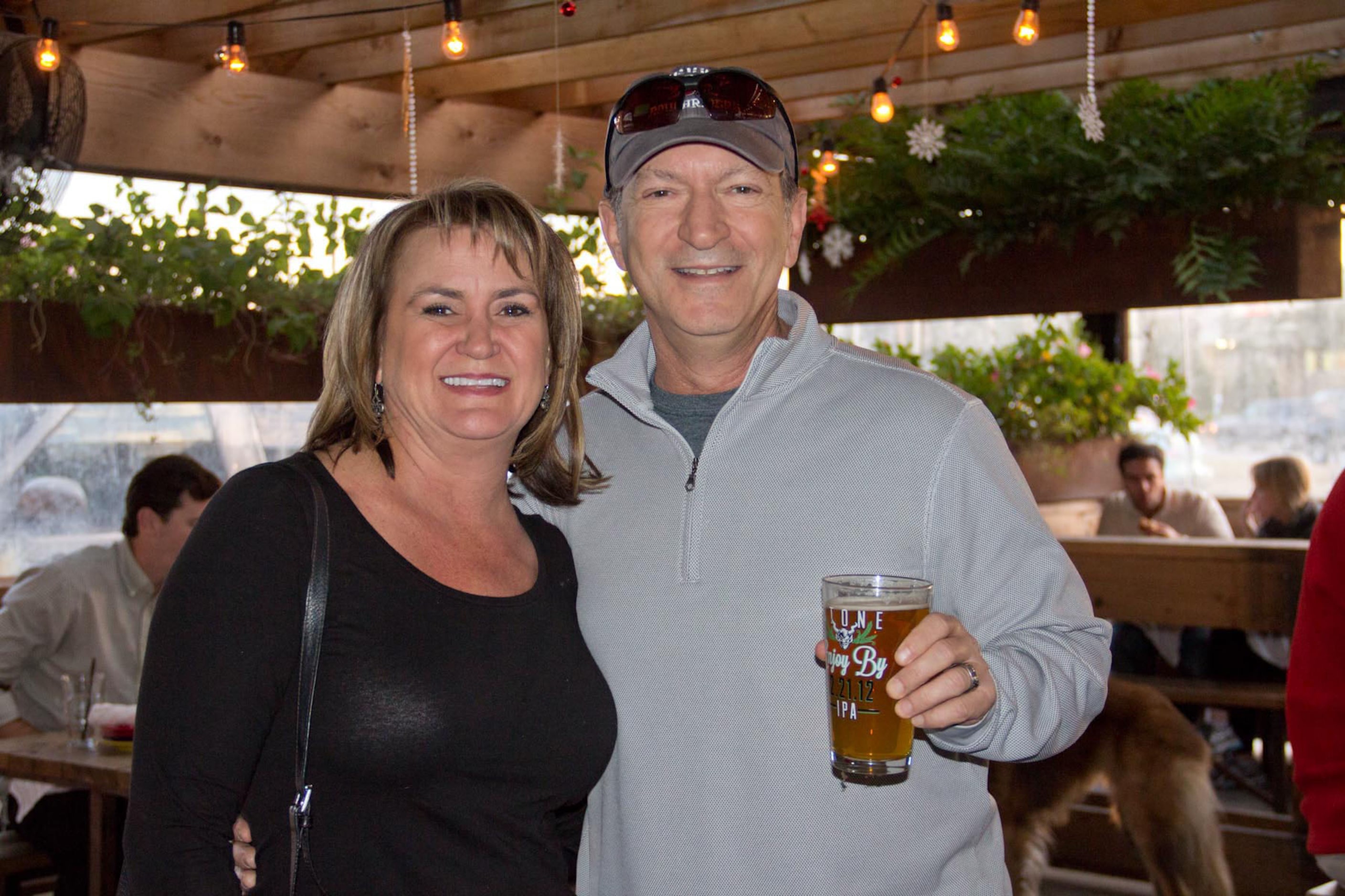 Andree Bourgeois and Mike Maccioli attended Goodfriend Beer Garden's "Hopocalypse" party on...