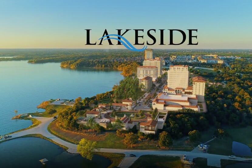 The Lakeside Village development is on the northeast shore of Lake Grapevine.