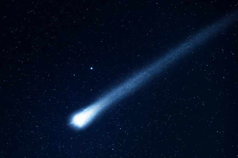 A bright green comet (not pictured) that has not been seen since the end of the last ice age...