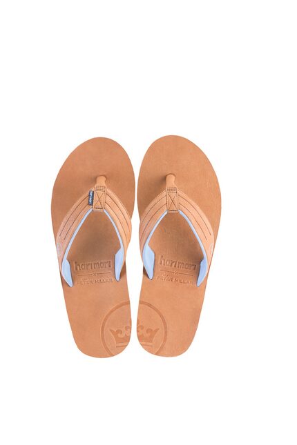 Dallas-based flip-flop maker Hari Mari teamed up with menswear designer Peter Millar for a...