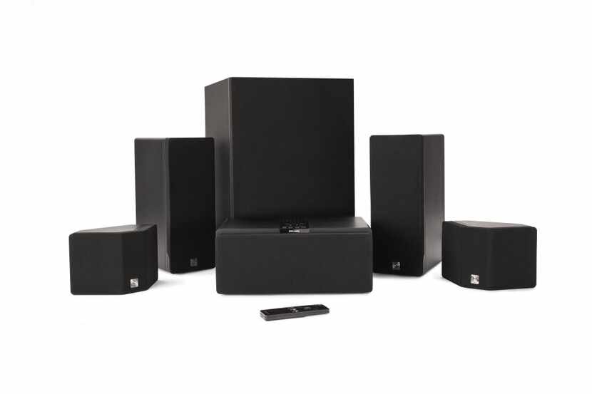 The CineHome HD wireless home theater system from Enclave Audio.