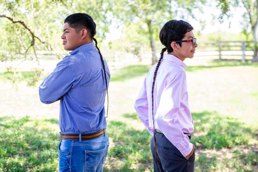 Cesar Gonzales (left) and brother Diego Gonzales were barred from extracurricular activities...