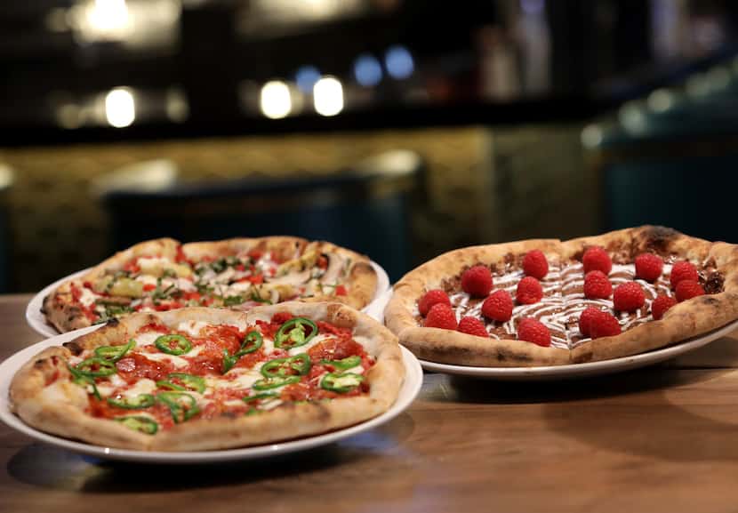 Pizza — both savory and sweet — is an option at the new Cut! by Cinemark in Frisco.