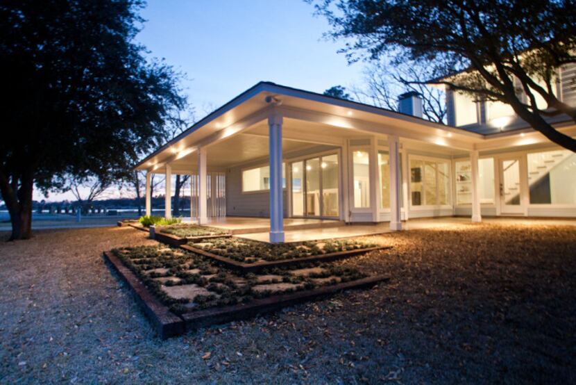 The windows of this Modern Craft home pictured on Houzz.com influenced the couple's...