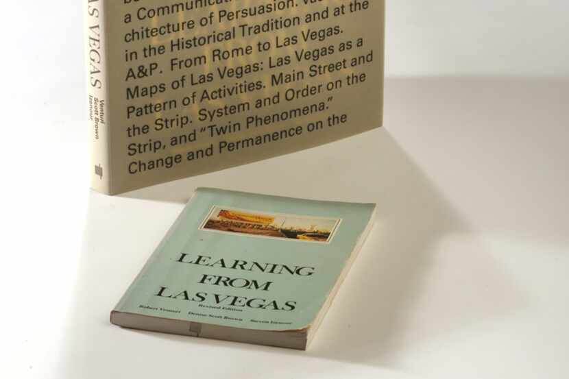 Two design books "Learning from Las Vegas," for Mark Lamster (one giant hardback, one small...