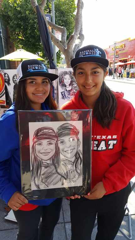 Alicia Gonzales (left) and Tatyana Beltran (right) will play in an inaugural girls baseball...