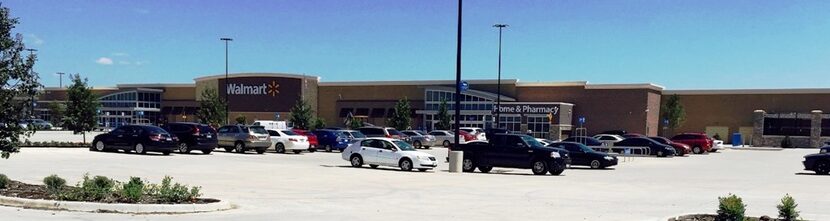  Wal-Mart at 4122 LBJ Freeway, Dallas, TX. The store is next to a new Sam's Club on the...