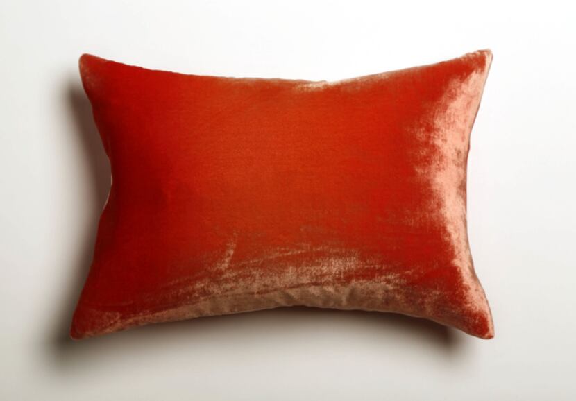 Anthropologie's ombre velvet pillow. Small, $188.