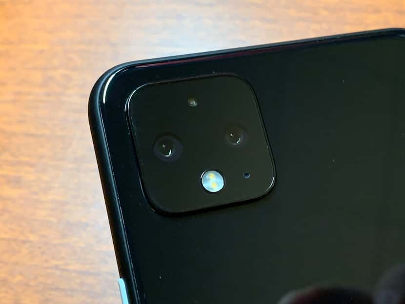 The camera bump on the Google Pixel 4 XL