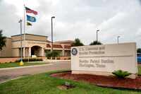 The U.S. Customs and Border Protection station in Harlingen, Texas. The Texas Civil Rights...