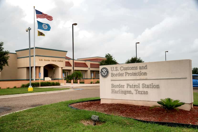 The U.S. Customs and Border Protection station in Harlingen, Texas. The Texas Civil Rights...
