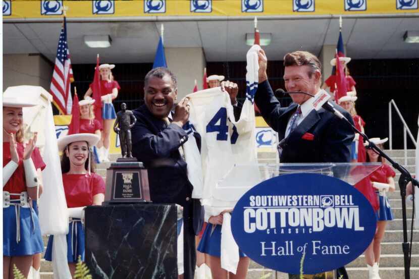 Two-time Cotton Bowl Chairman Fred McClure at the 1998 Cotton Bowl Hall of Fame Induction...