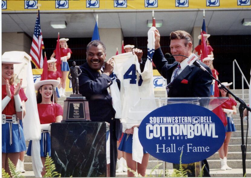 Two-time Cotton Bowl Chairman Fred McClure at the 1998 Cotton Bowl Hall of Fame Induction...