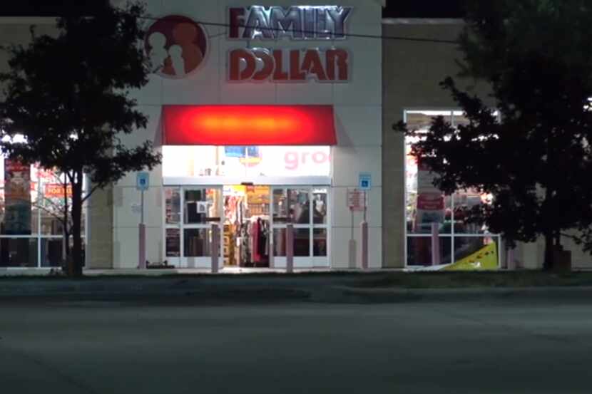 The Family Dollar location in the 7300 block of John T. White Road. 
