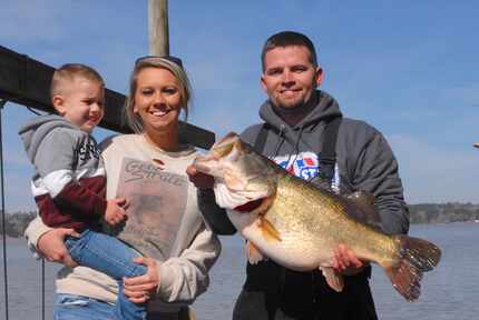 Joe Castle s 15.34-pounder from Lake Nacogdoches in February 2020 is the biggest fish...
