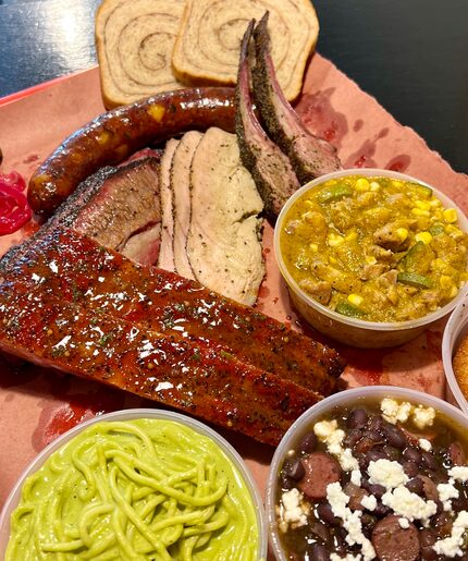 Barbs B Q in Lockhart, Texas, is a new-school barbecue joint that follow some rules and...