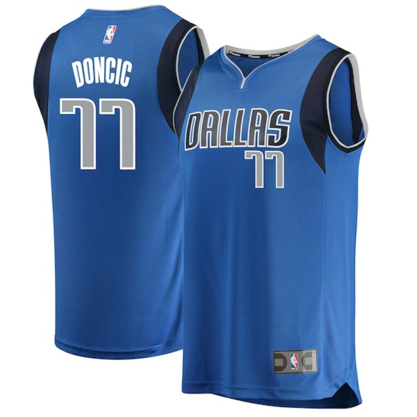 Dallas Mavericks men's 'Fanatics Branded' Luka Doncic blue Dallas Mavericks 2018 NBA Draft...