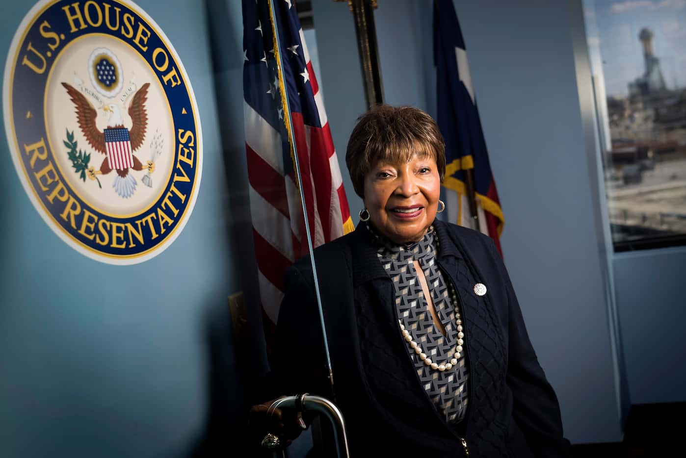 Rep. Eddie Bernice Johnson photographed at her office on Tuesday, Feb. 15, 2022 in Dallas....