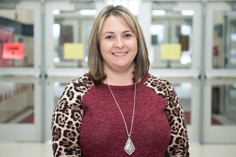 Stephanie Smith, a second-grade teacher at Mesquite's Henrie Elementary School, spends...