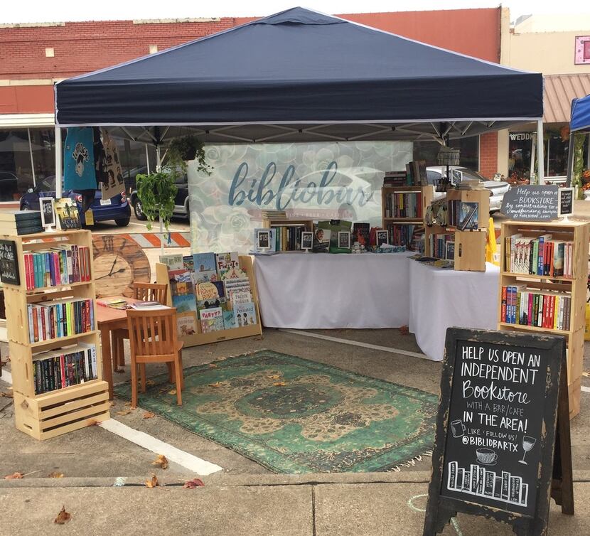 Bibliobar, an independent bookstore that's in its crowdfunding stage, will host pop-up...