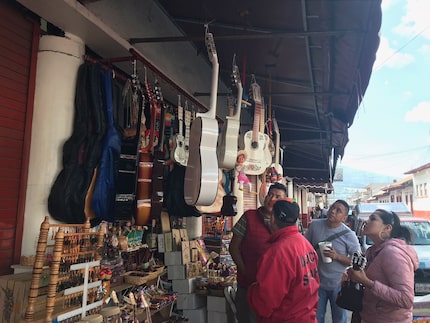 Local vendors in Paracho can't keep up with demand for the white guitar featured in the...