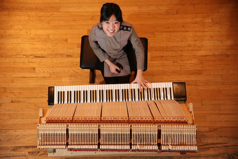 Eliana Yi says that since playing the smaller keyboards, "I haven't had a single injury, and...