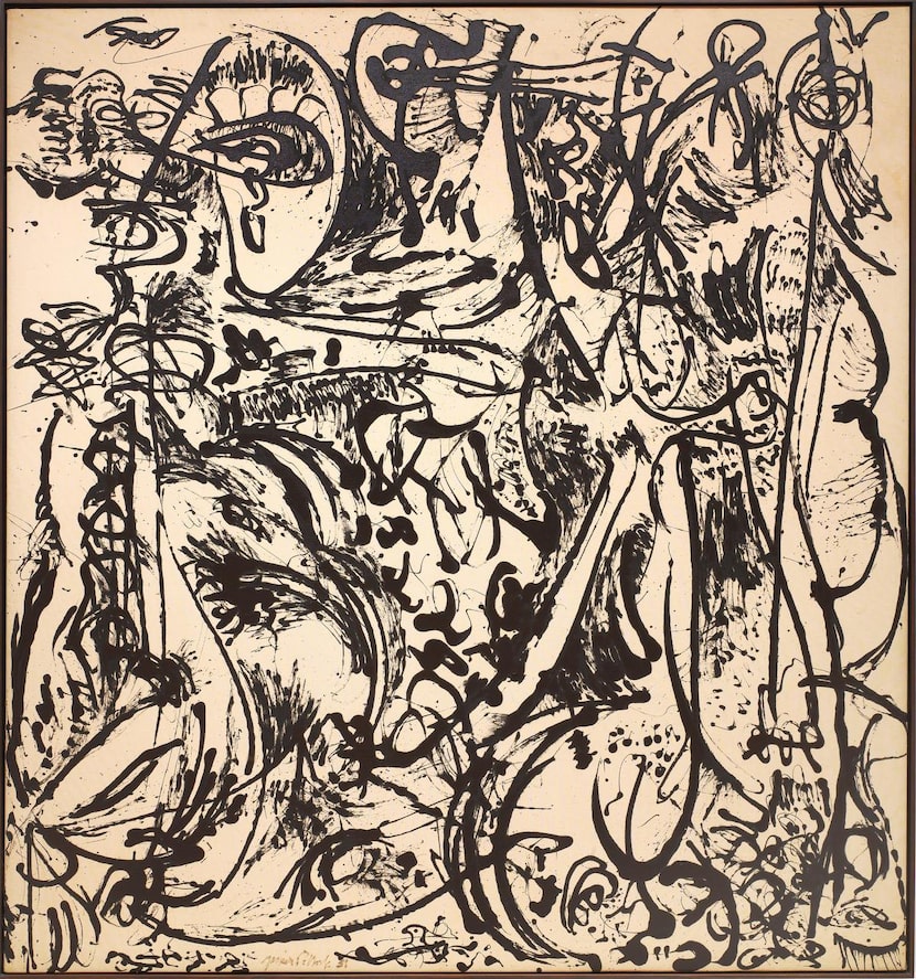 

Jackson Pollock’s Echo: Number 25, from 1951, is Delahunty’s favorite Pollock work. 




