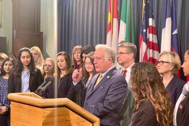 Sen. Kirk Watson thanks sexual assault survivors for speaking out on the issue and creating...