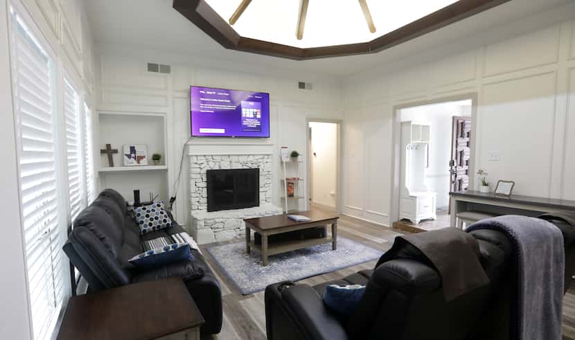 The interior of an Airbnb house owned by Scott Schober in Plano.
