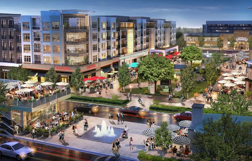 Wade Park is planned as a large mixed-use development along the Dallas North Tollway.