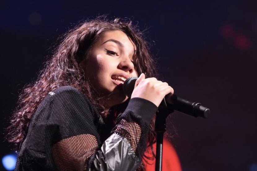 Alessia Cara performs during Q102's iHeartRadio Jingle Ball 2015 at the Wells Fargo Center...