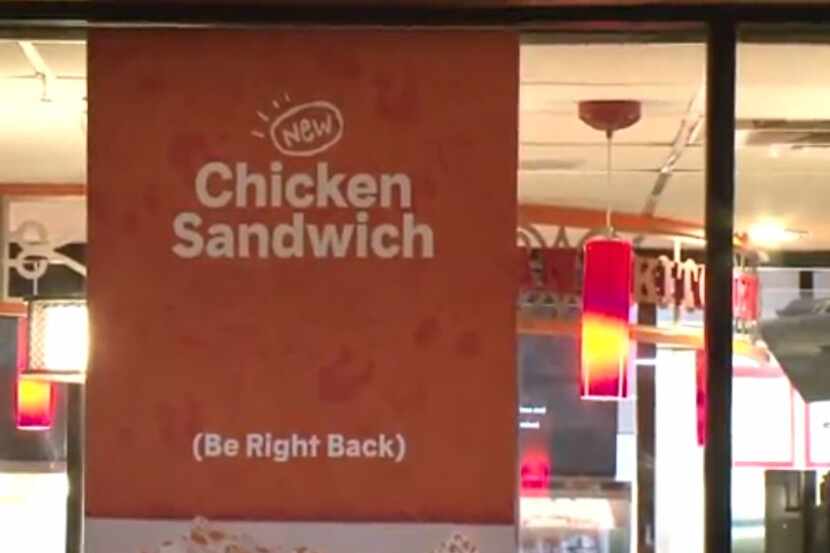 Some customers at a Houston Popeyes apparently weren't patient enough to wait for a chicken...