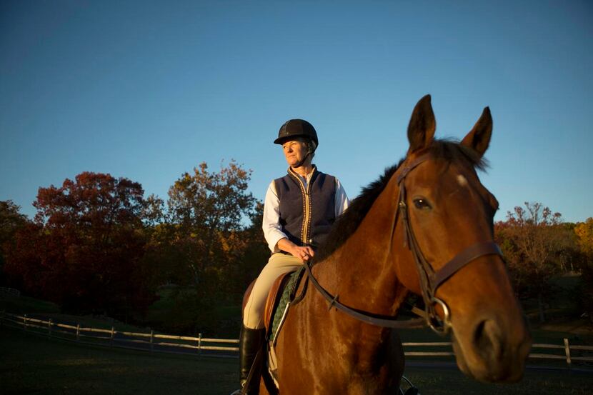 
After her divorce, Hilary Stephens took up horseback riding again, a childhood passion that...