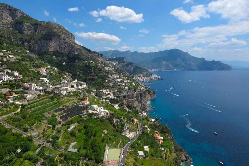 Italy's Amalfi Coast -- a UNESCO World Heritage Site -- is characterized by winding roads,...