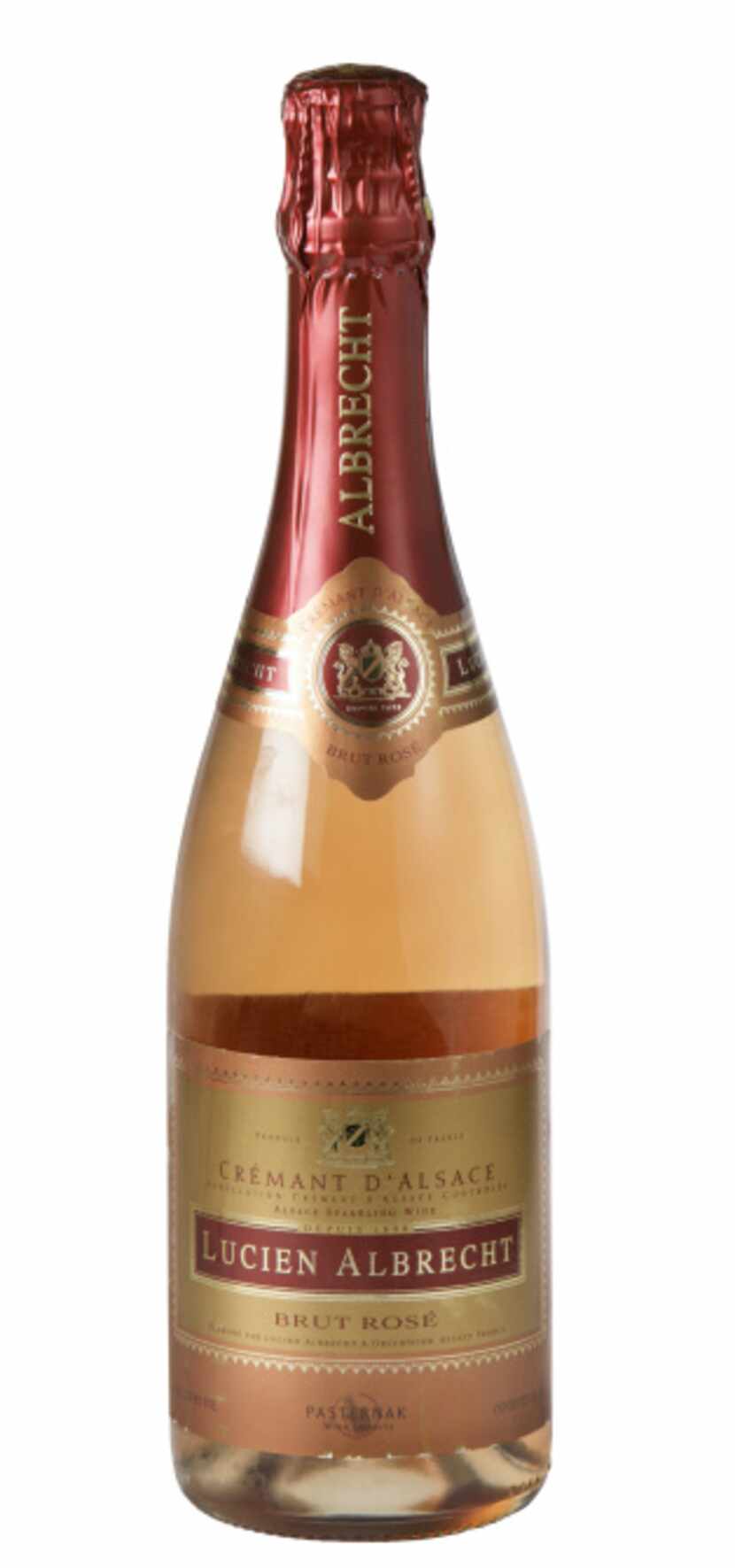 Lucien Albrecht Crémant d’Alsace Rosé, NV, France.
$19.79 to $22.99; Pogo’s, Spec’s, select...