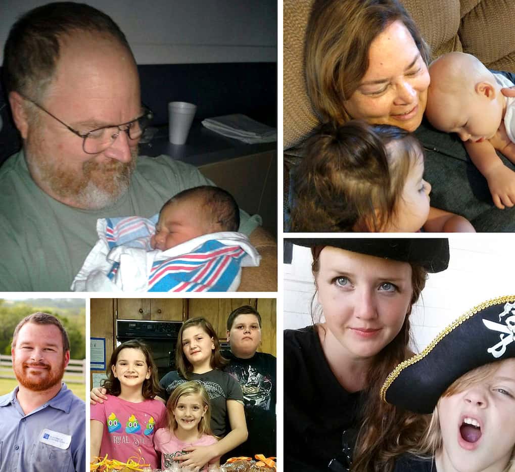 Some of the nine members of the Holcombe family killed in the shooting at First Baptist...