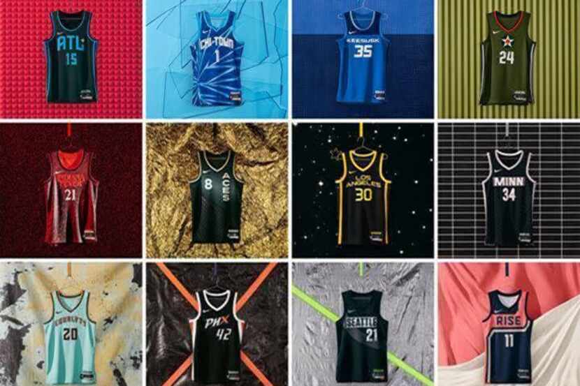 A look at some of the new uniforms around the WNBA.