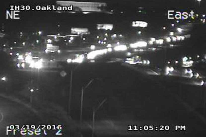  Westbound Interstate 30 at Oakland Boulevard in Fort Worth is closed because of a fatal...